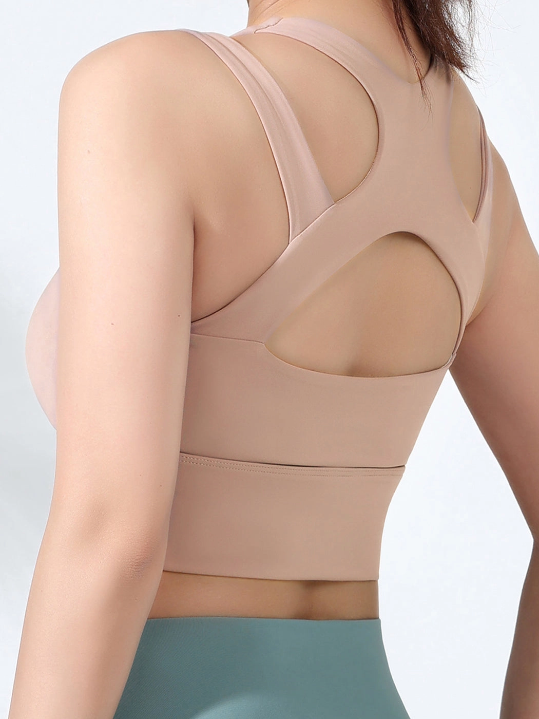 Stylish Front Zipper Yoga Sports Bra