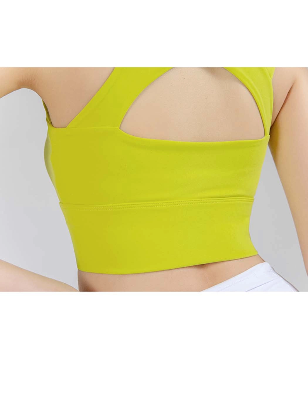 Stylish Front Zipper Yoga Sports Bra