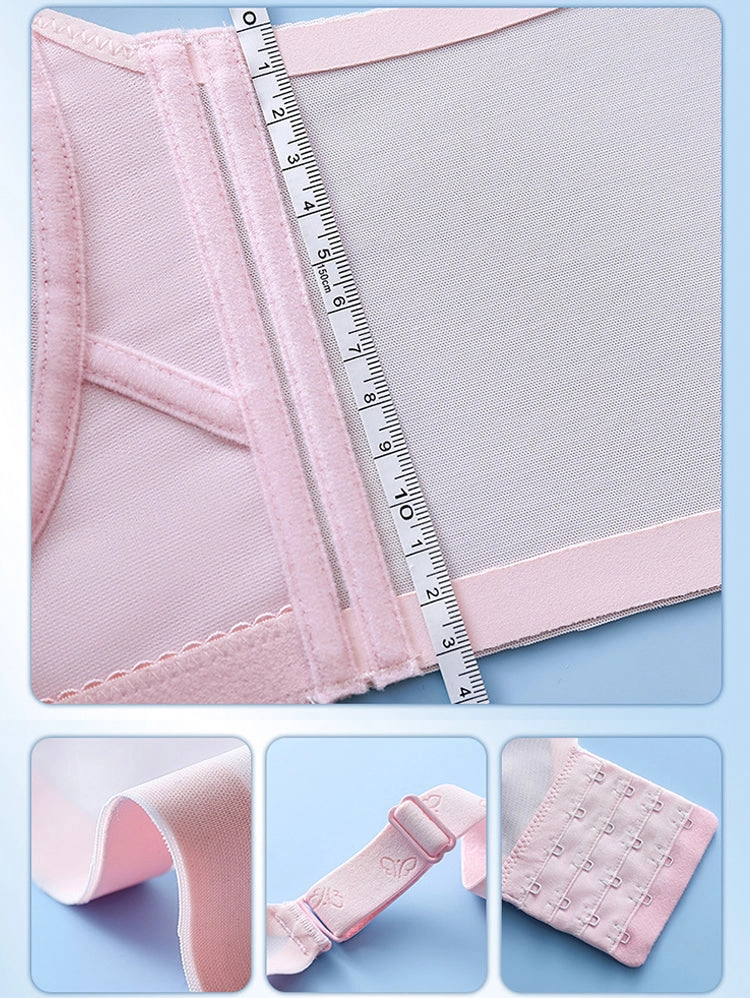 Summer Thin Wireless Bra with Minimizing Effect