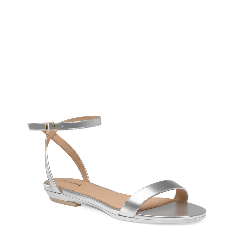 The Brenna - Matte Silver 3 Block