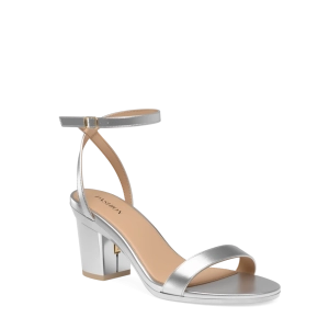 The Brenna - Matte Silver 3 Block