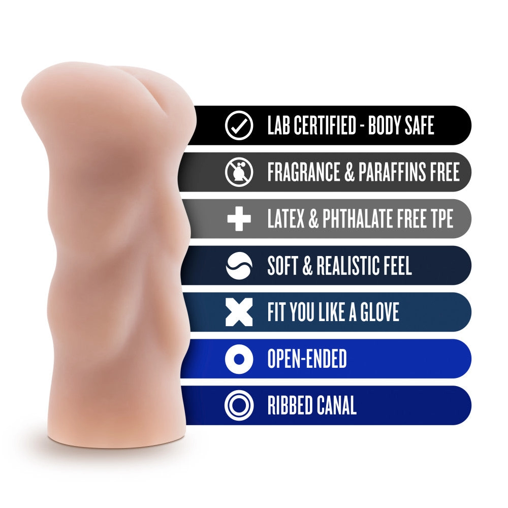 X5 Men By Blush® | The Back Door Ass Vanilla Masturbator / Stroker
