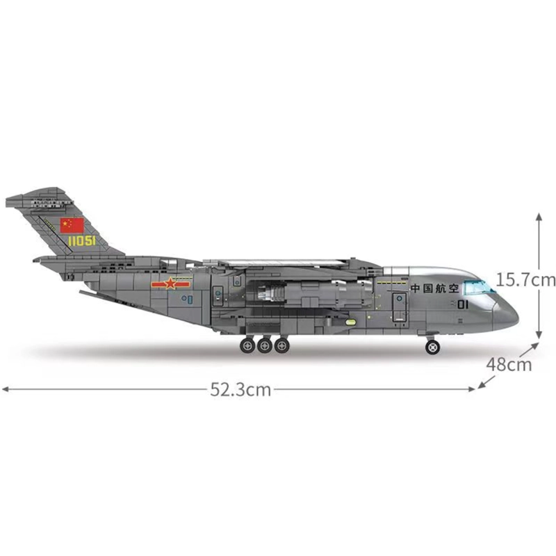 Xi'an Y-20 Cargo Plane 1253pcs