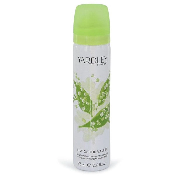 Yardley of London Refreshing Body Spray for Women. Lily of The Valley